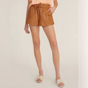 Marissa Webb Baxter Leather Boxer Short NWT size 2